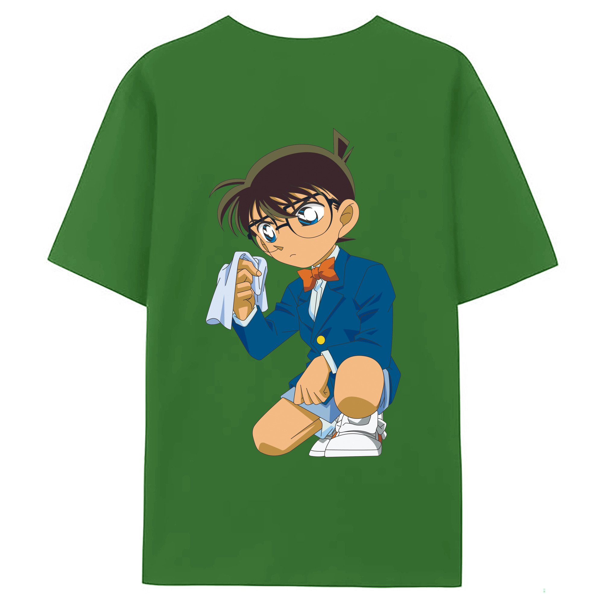 （画像用） 名探偵コナン 江戸川 コナン Detective Conan Conan Edogawa レディース半袖Tシャツ(バックプリント)